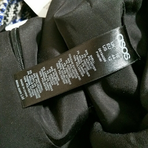 ASOS Check Mini Skirt with Pearl Trim WITUU - Picture 8 of 8